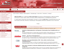 Tablet Screenshot of analytik-news.de
